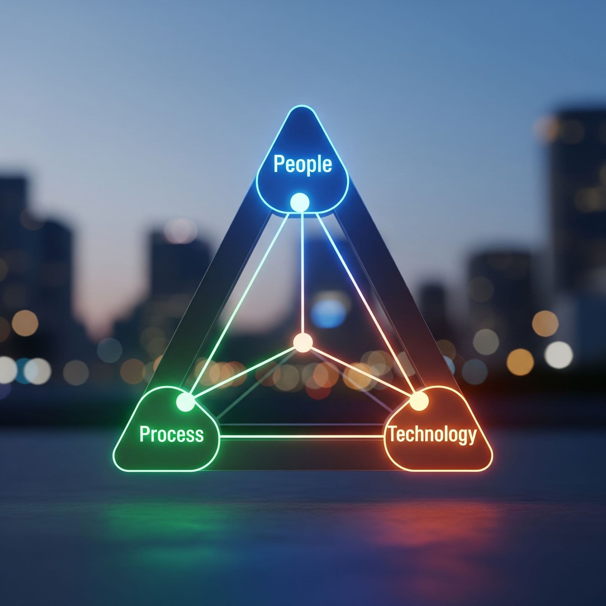 Cover image for People, Process and Technology