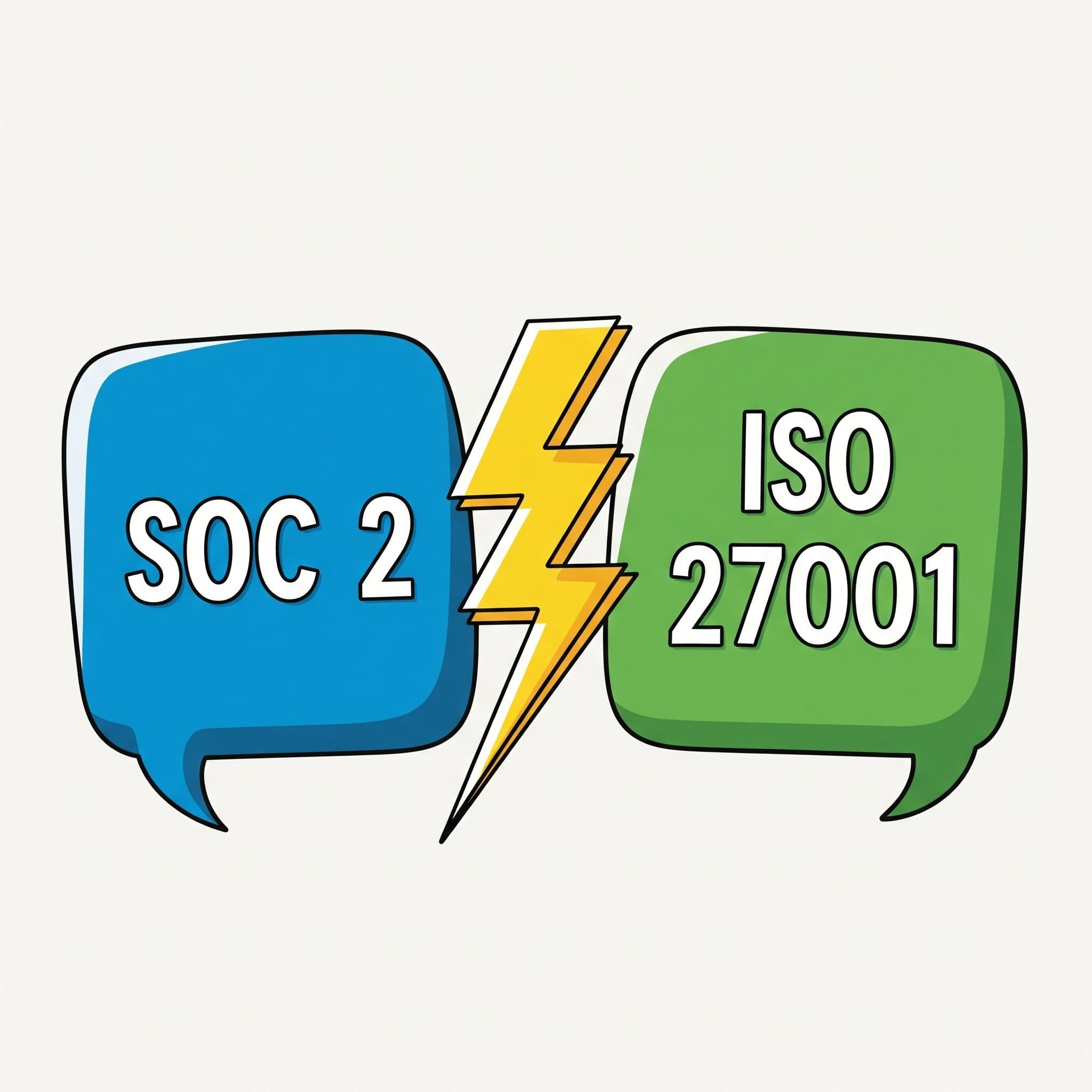 Cover image for SOC2 vs ISO 27001